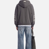 Velo Zipper Hoodie | Grey