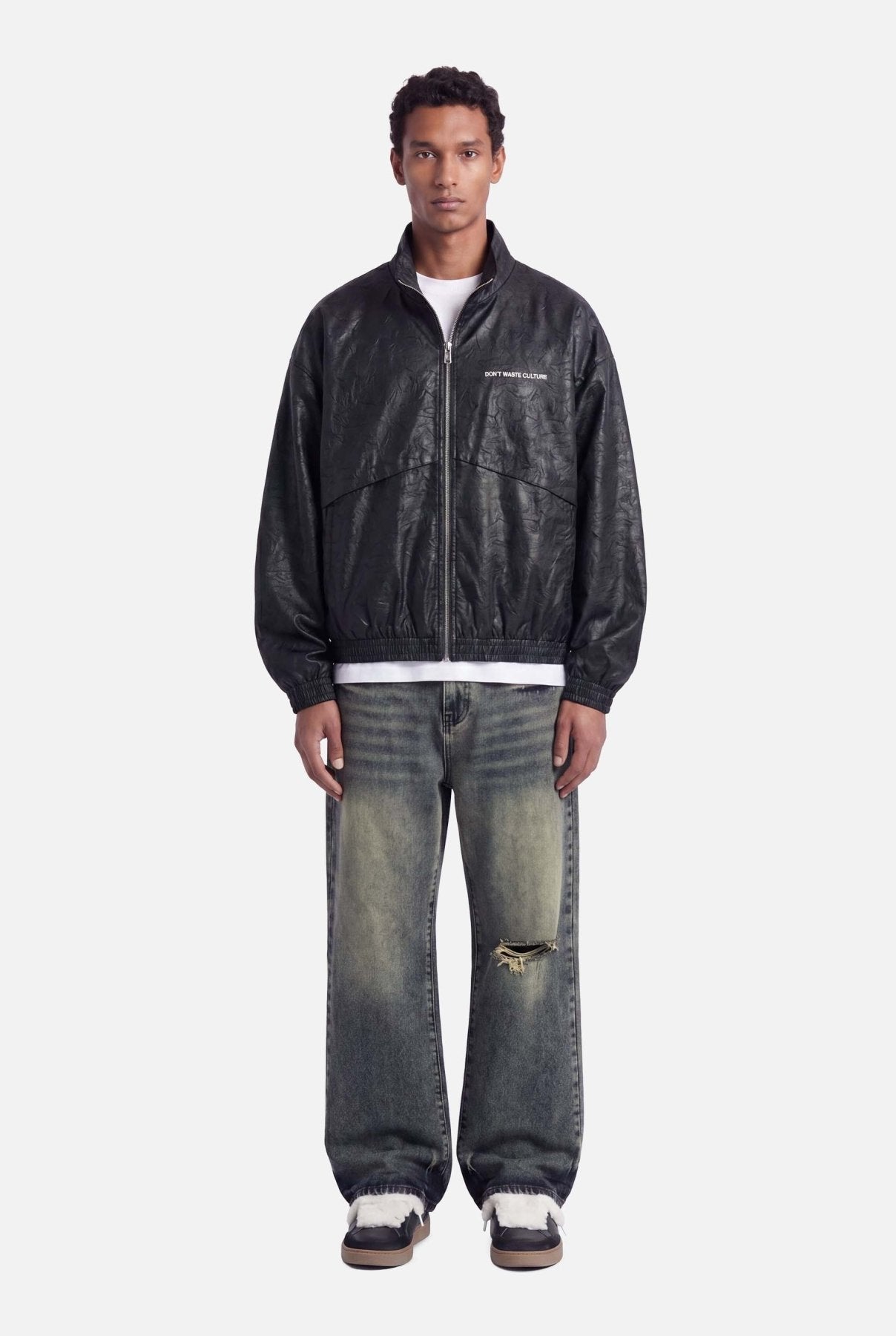 Yani Track Jacket | Melange Green - Outerwear Don't Waste Culture