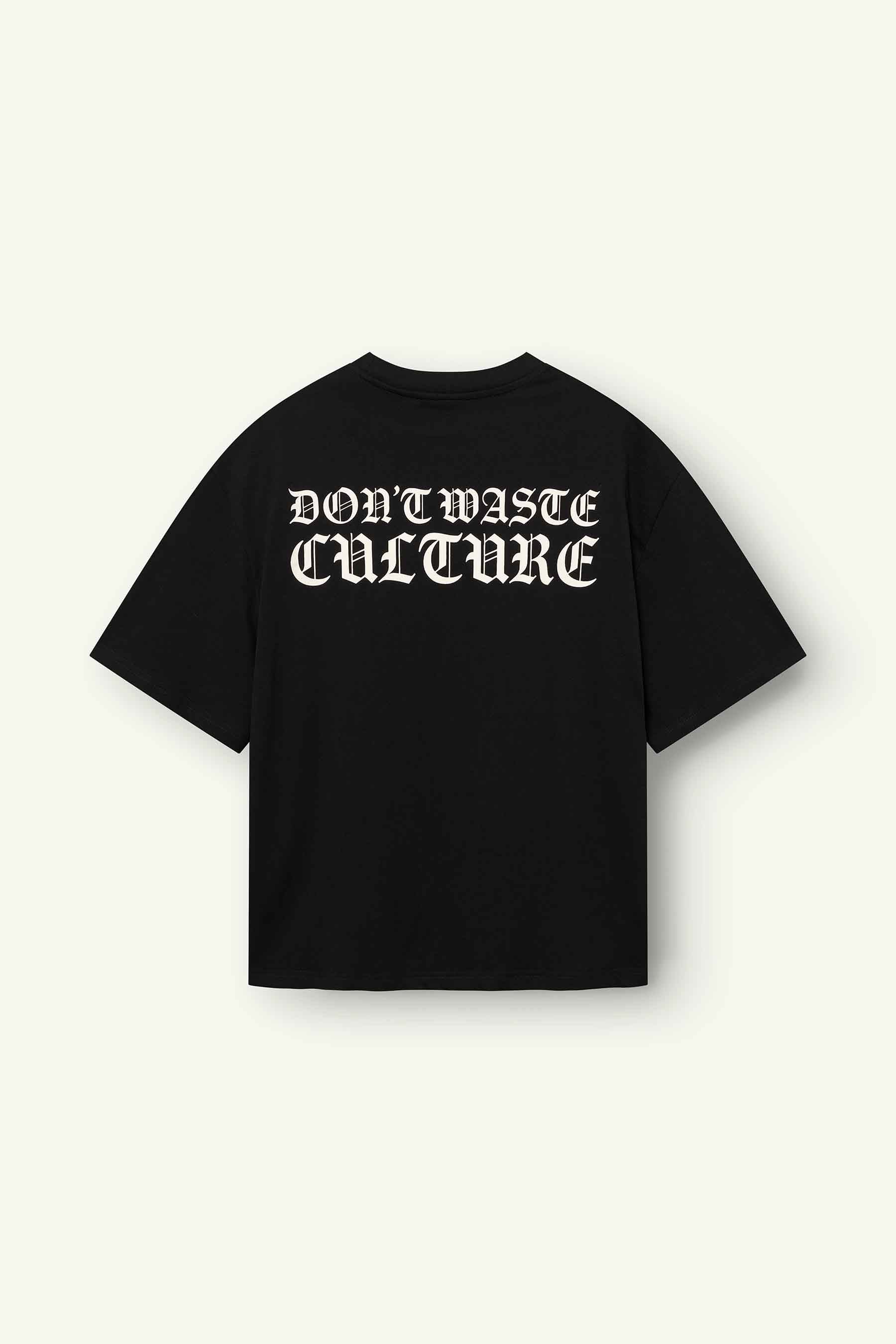 Yula T-shirt | Black - Early access Don't Waste Culture