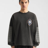 Himariyu Longsleeve | Washed Black - Longsleeves Don't Waste Culture