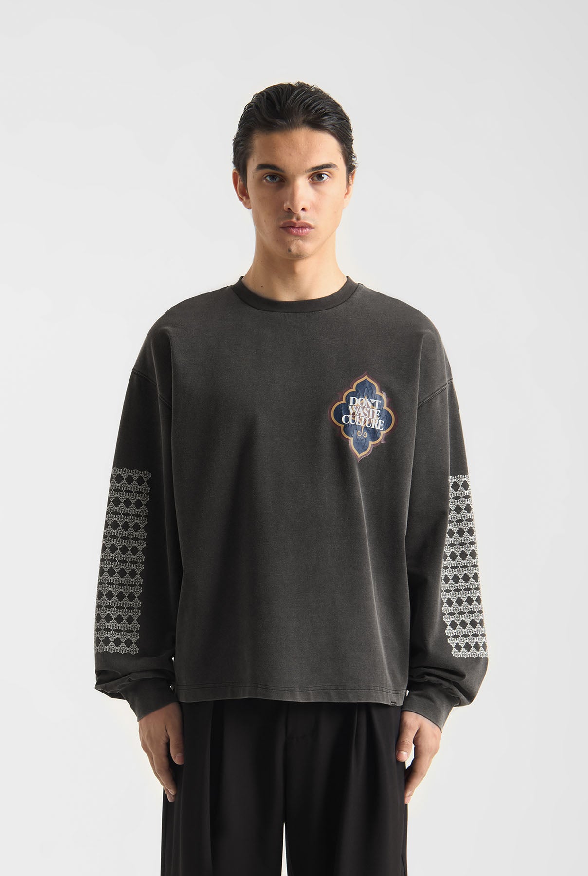 Himariyu Longsleeve | Washed Black - Longsleeves Don't Waste Culture