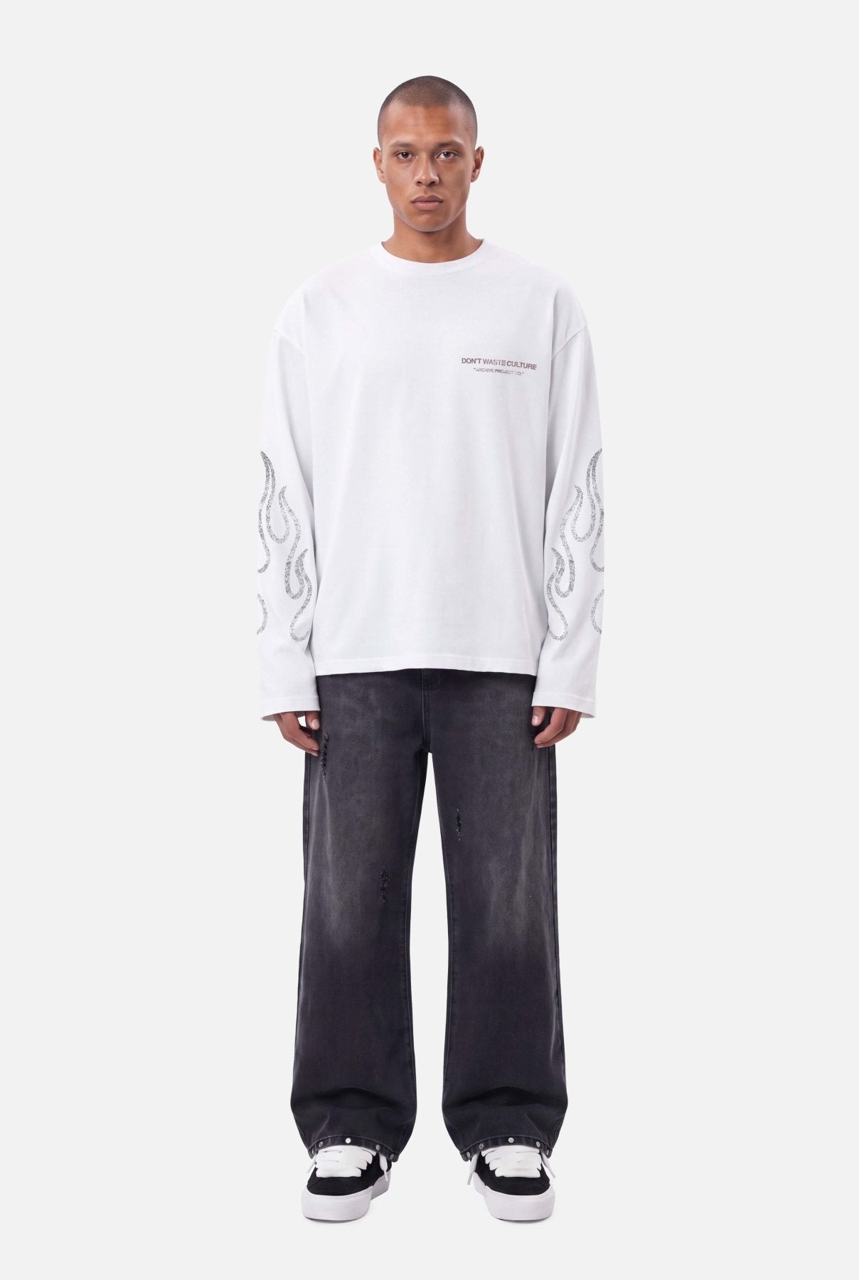 Arwa Longsleeve | Off-White - LONGSLEEVES Don't Waste Culture