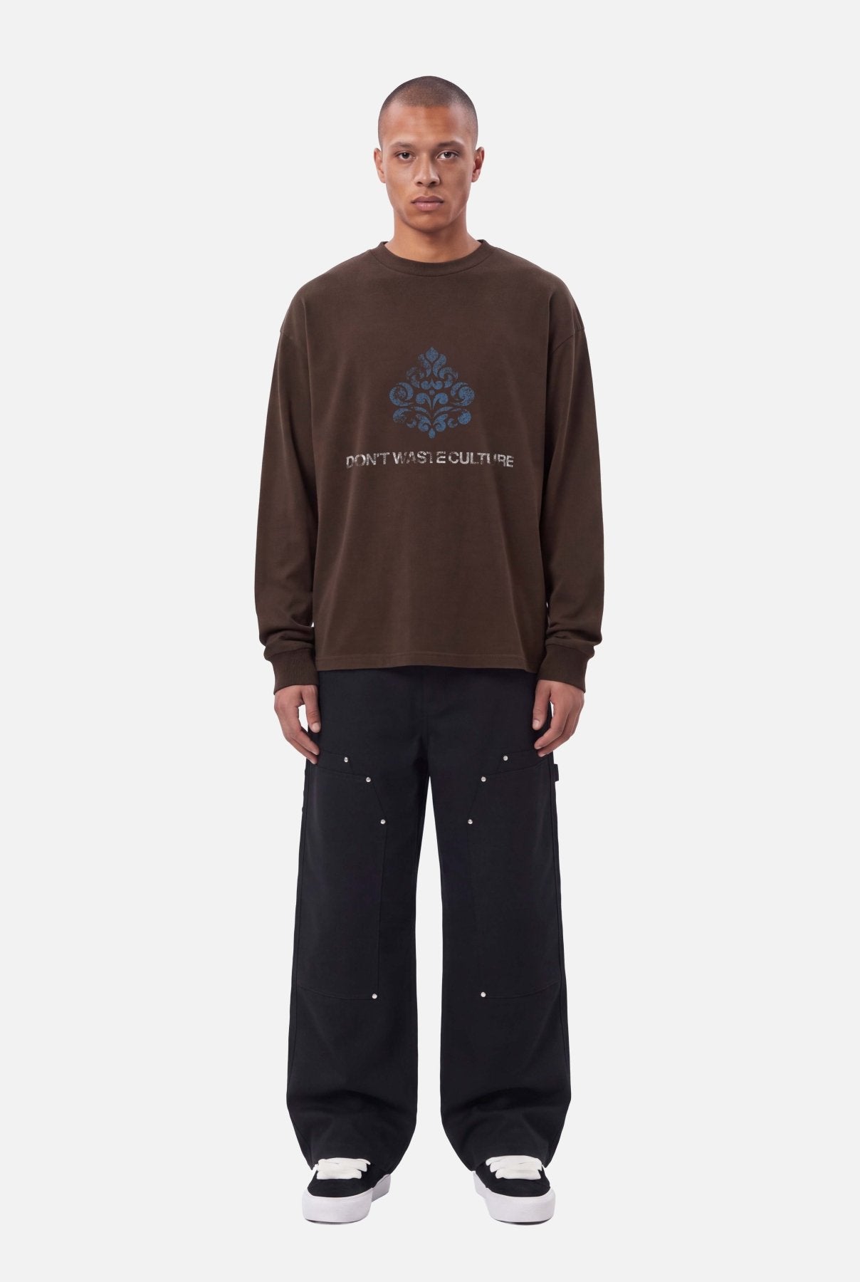 Wero Longsleeve | Brown - LONGSLEEVES Don't Waste Culture