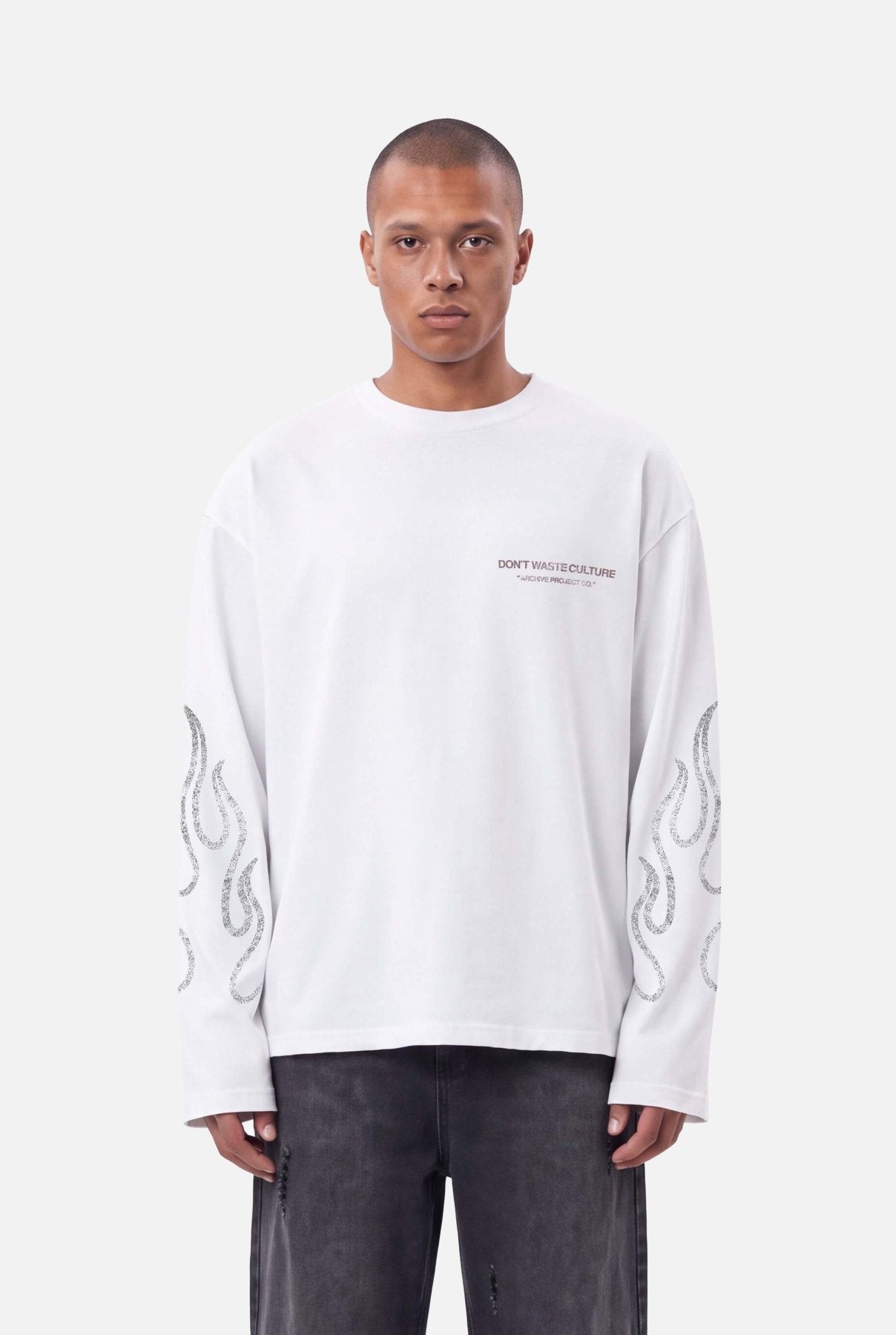 Arwa Longsleeve | Off-White - LONGSLEEVES Don't Waste Culture