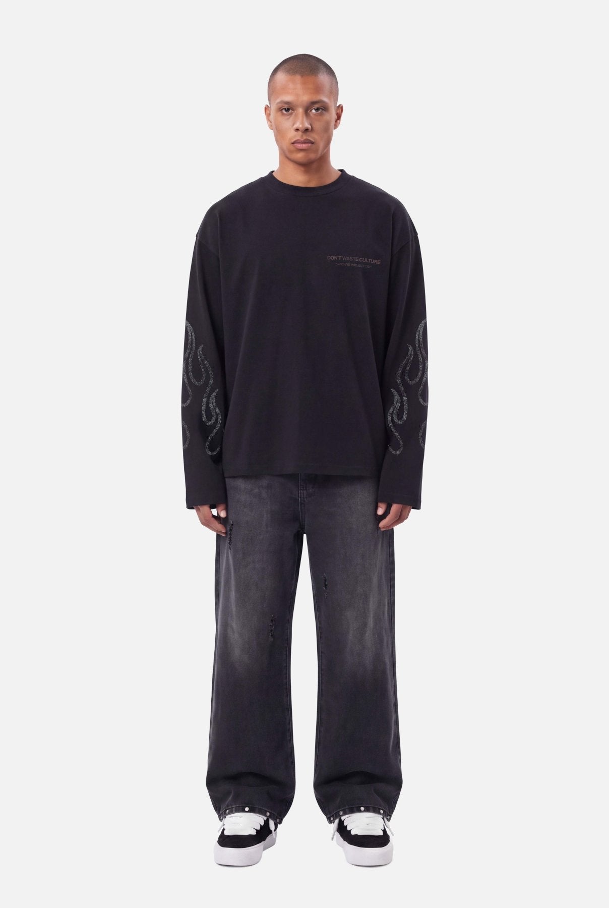 Arwa Longsleeve | Black - LONGSLEEVES Don't Waste Culture