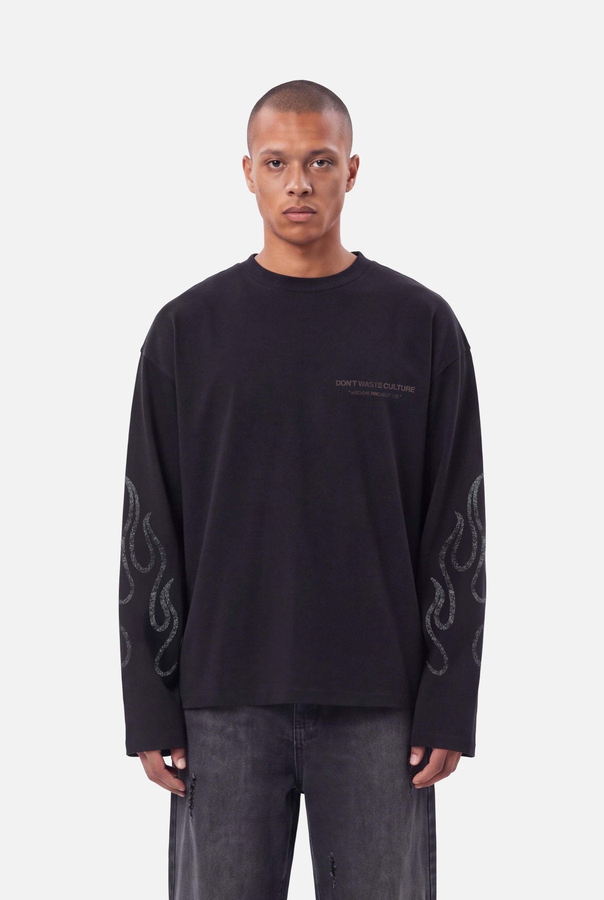 Arwa Longsleeve | Black - LONGSLEEVES Don't Waste Culture