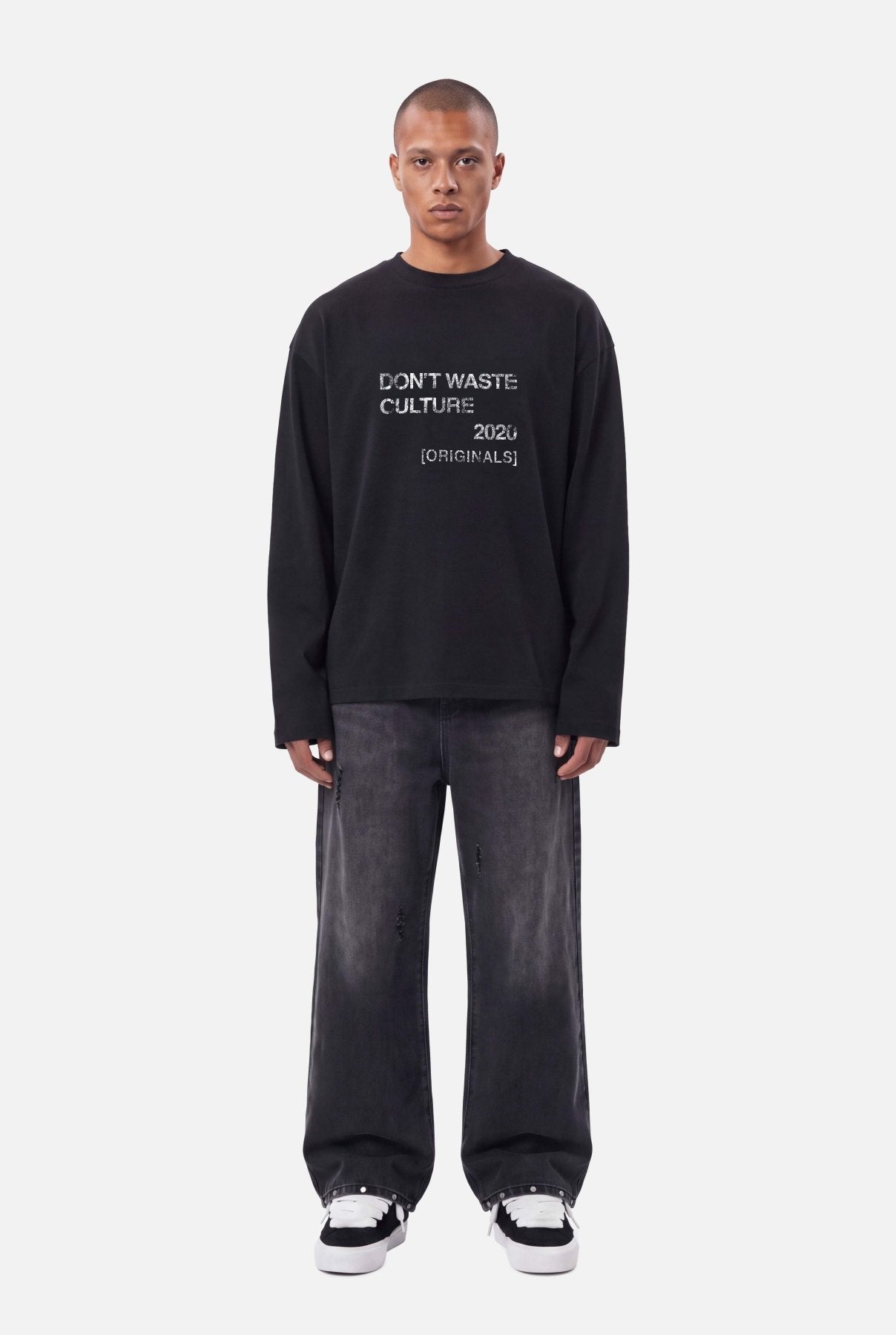 Zalos Longsleeve | Black - LONGSLEEVES Don't Waste Culture