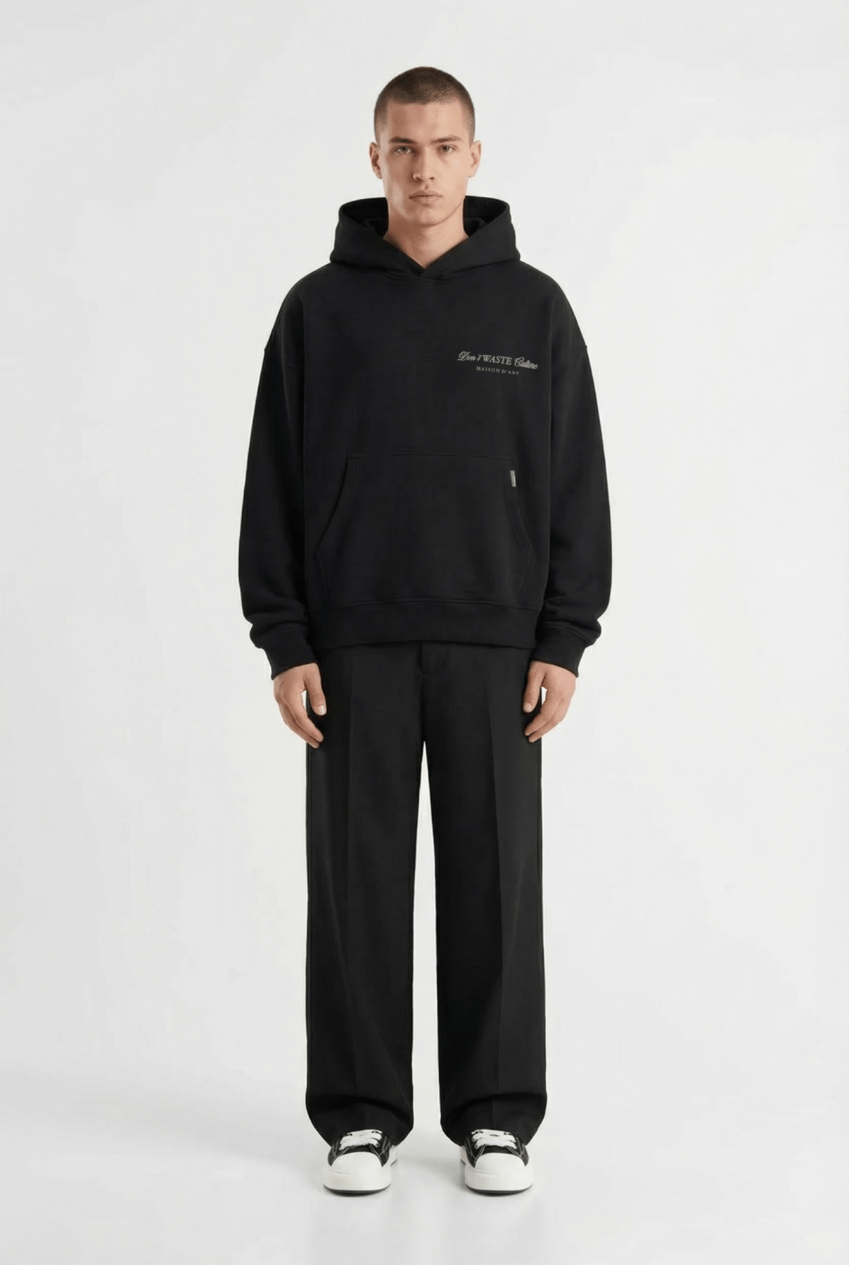 Ina | Black - Hoodies Don't Waste Culture