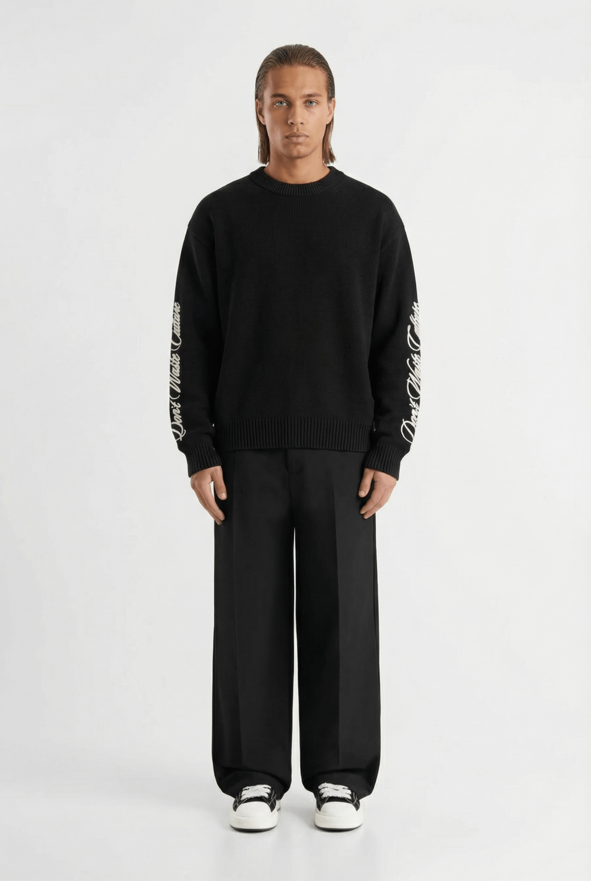 Ionora | Black - Knitwear Don't Waste Culture