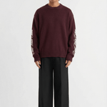 Ionora | Burgundy - Knitwear Don't Waste Culture