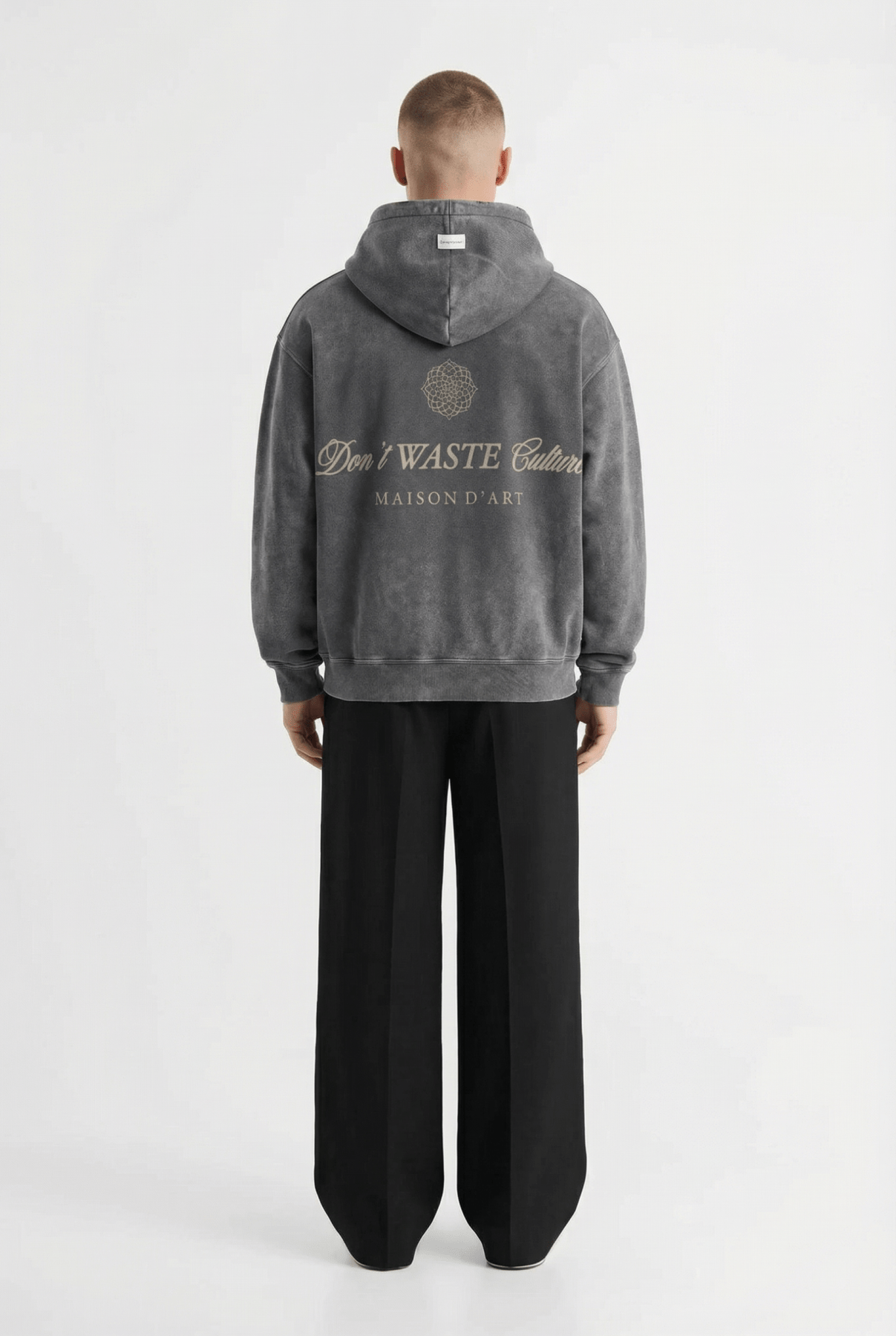 Isala | Washed Black - Zipper Hoodies Don't Waste Culture