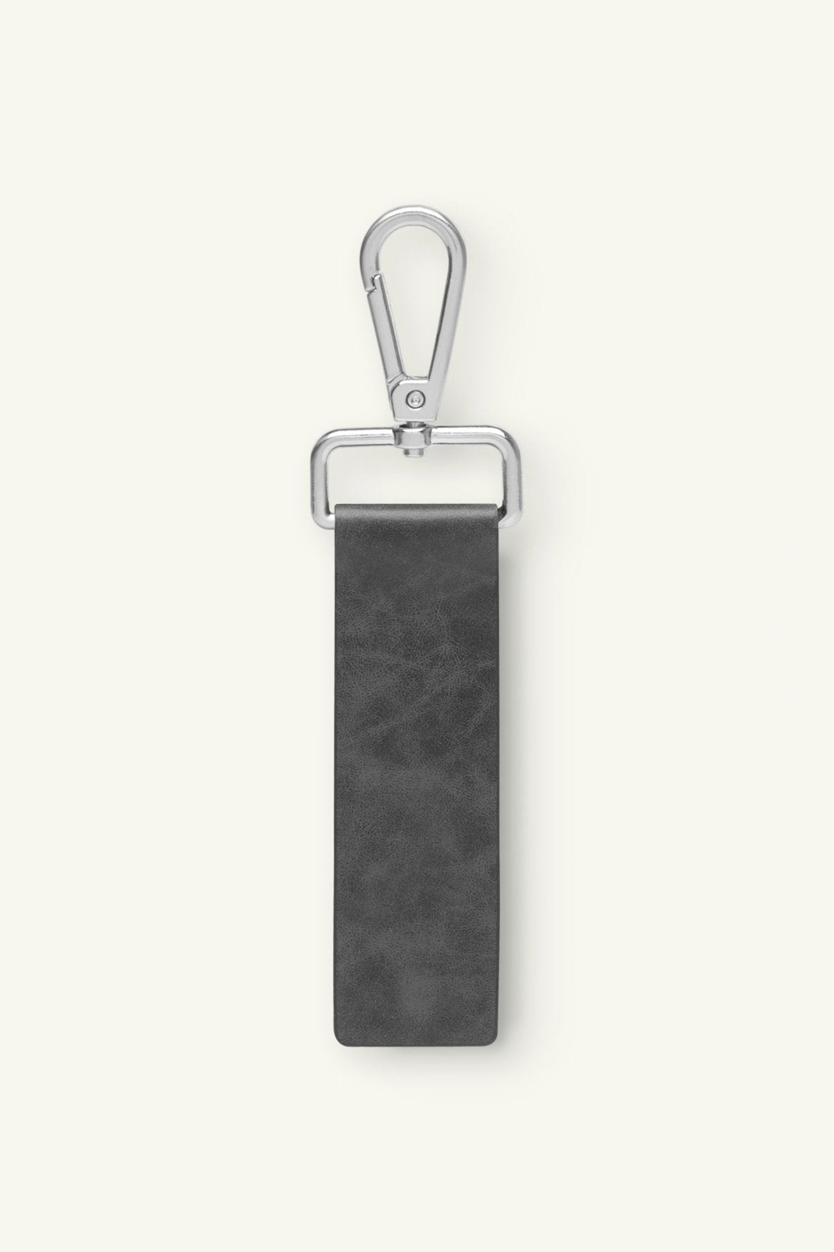 Leather keychain | Grey - Accessories Don't Waste Culture