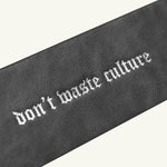 Leather keychain | Grey - Accessories Don't Waste Culture