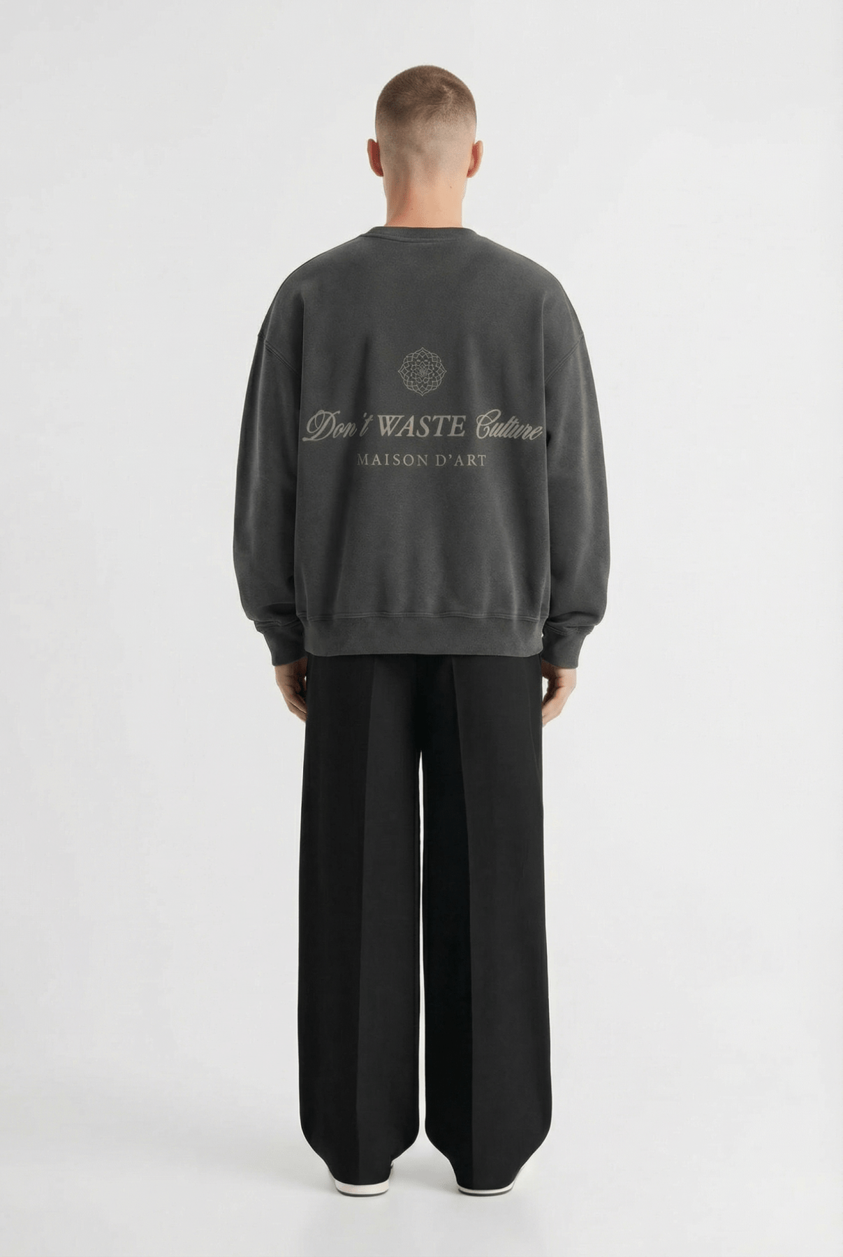 Mire | Washed Black - Sweaters Don't Waste Culture