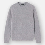 Nils | Heavyweight Knit | Melange Grey - Knitwear Don't Waste Culture