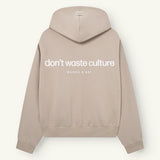 Ale | Taupe - Hoodies Don't Waste Culture