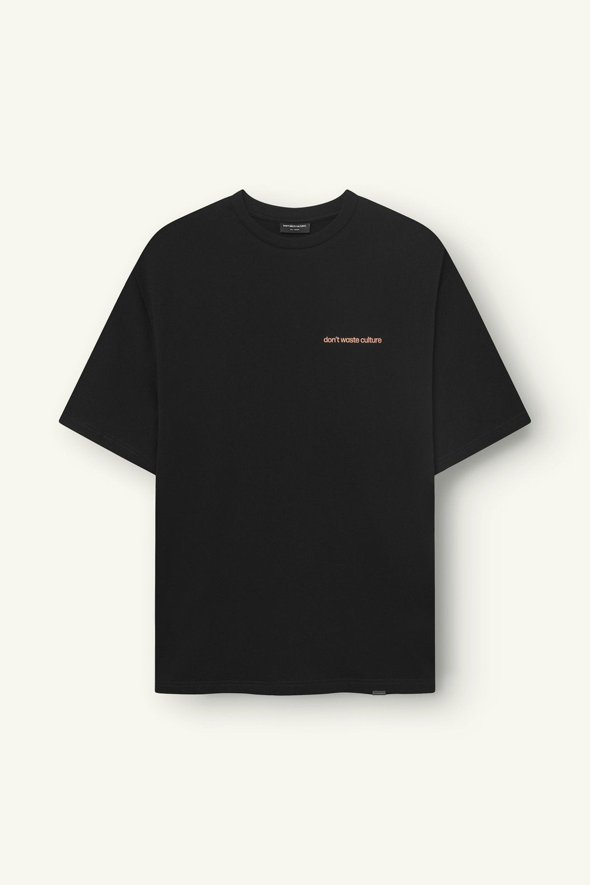 Cleo | Black/Orange - T-shirts Don't Waste Culture