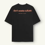 Cleo | Black/Orange - T-shirts Don't Waste Culture