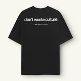 Cleo | Black/White - T-shirts Don't Waste Culture