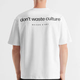 Cleo | White - T-shirts Don't Waste Culture