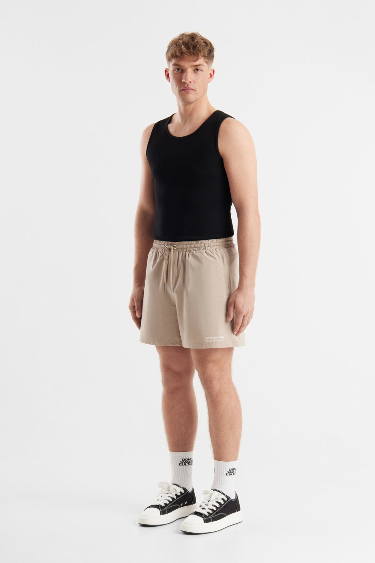 Fela | Taupe - Swimshorts Don't Waste Culture