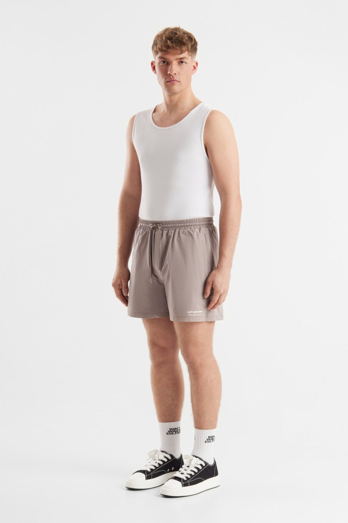 Fela | Warm Grey - Swimshorts Don't Waste Culture