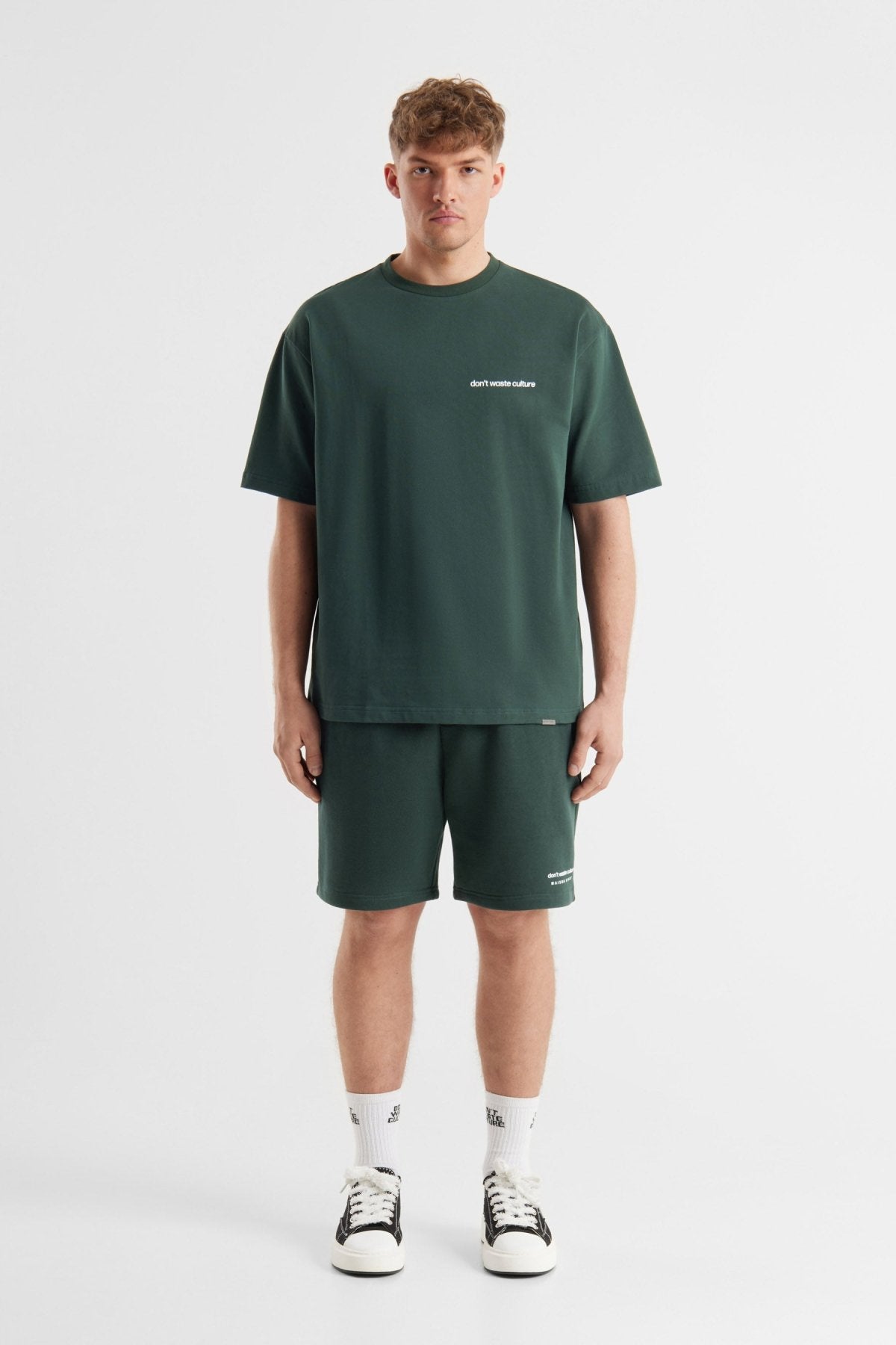 Jerr | Dark Green - Shorts Don't Waste Culture