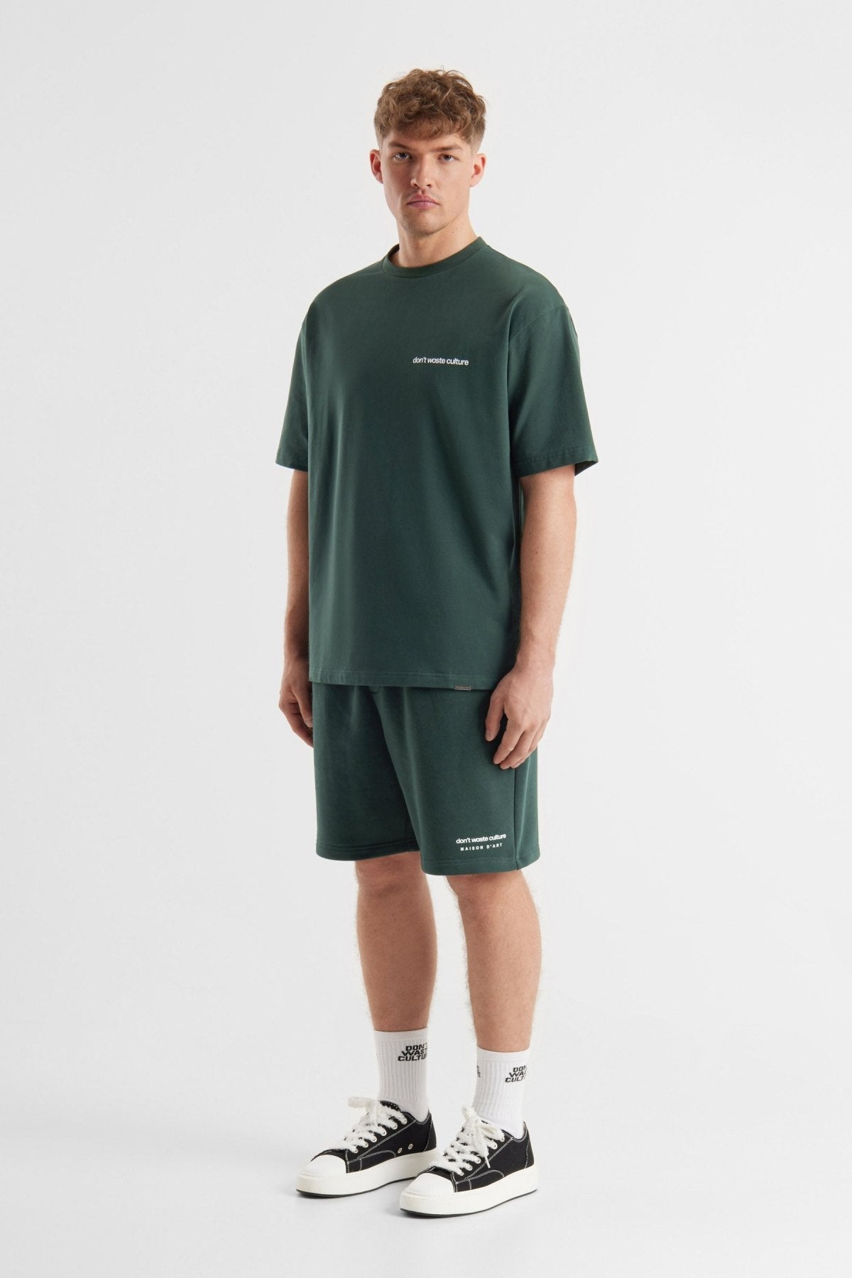 Jerr | Dark Green - Shorts Don't Waste Culture