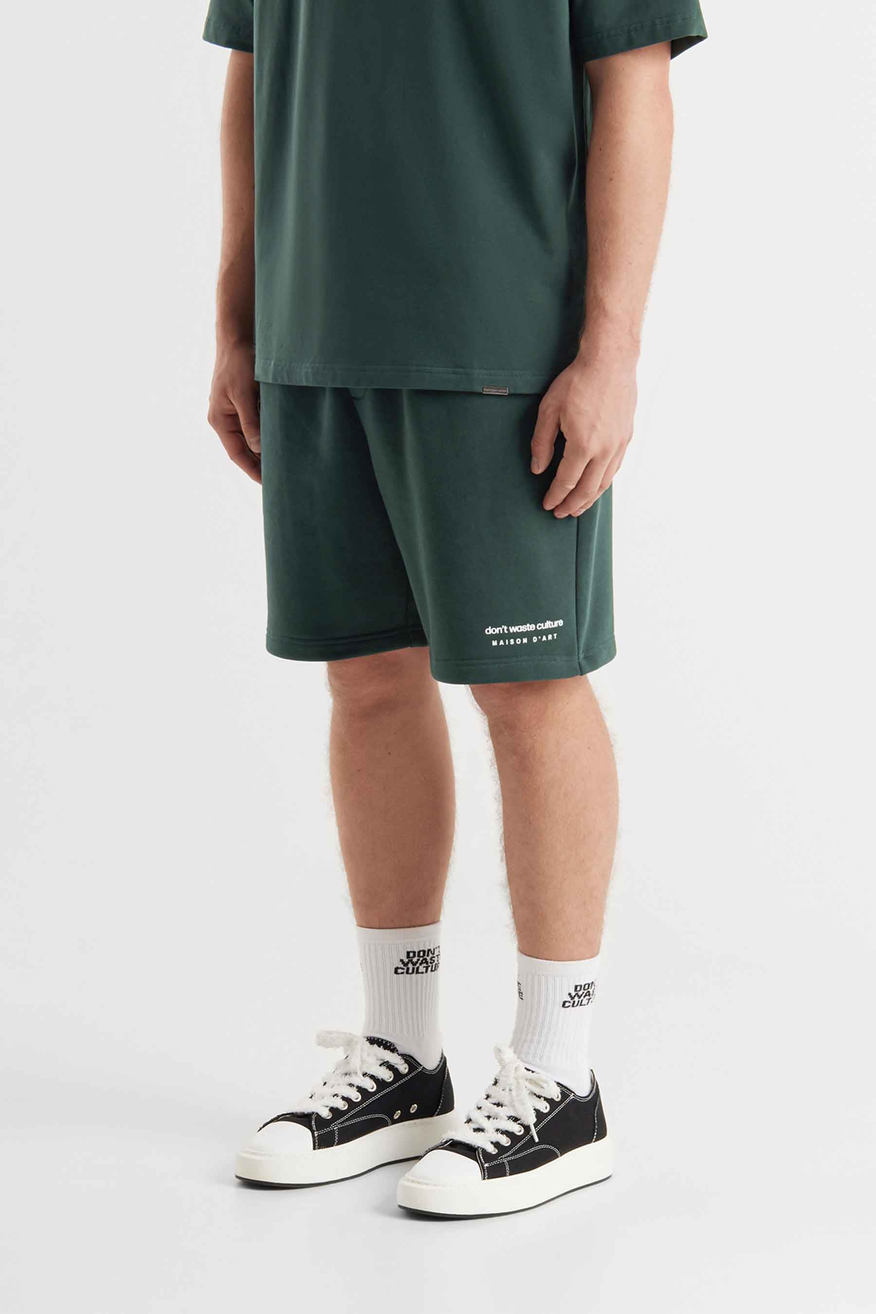 Jerr | Dark Green - Shorts Don't Waste Culture