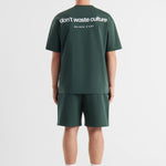 Jerr | Dark Green - Shorts Don't Waste Culture