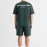Jerr | Dark Green - Shorts Don't Waste Culture