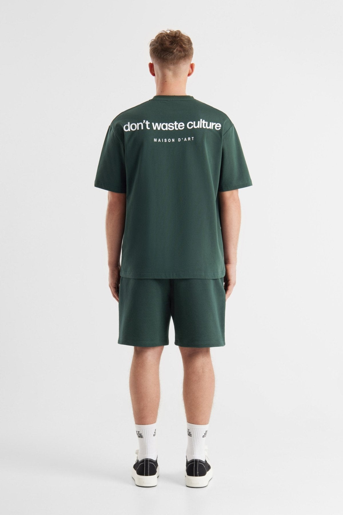 Jerr | Dark Green - Shorts Don't Waste Culture