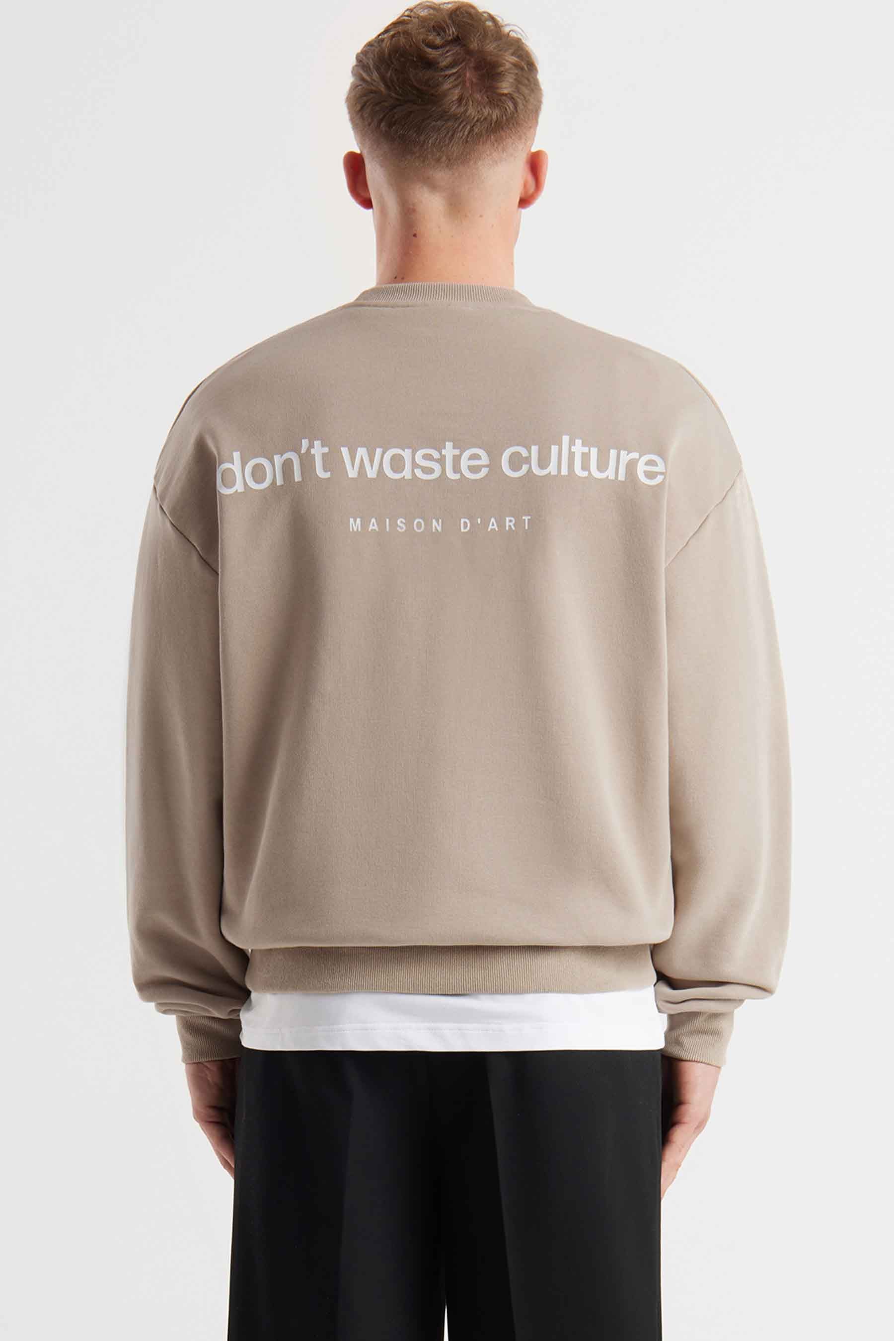 Matt | Taupe - Sweaters Don't Waste Culture