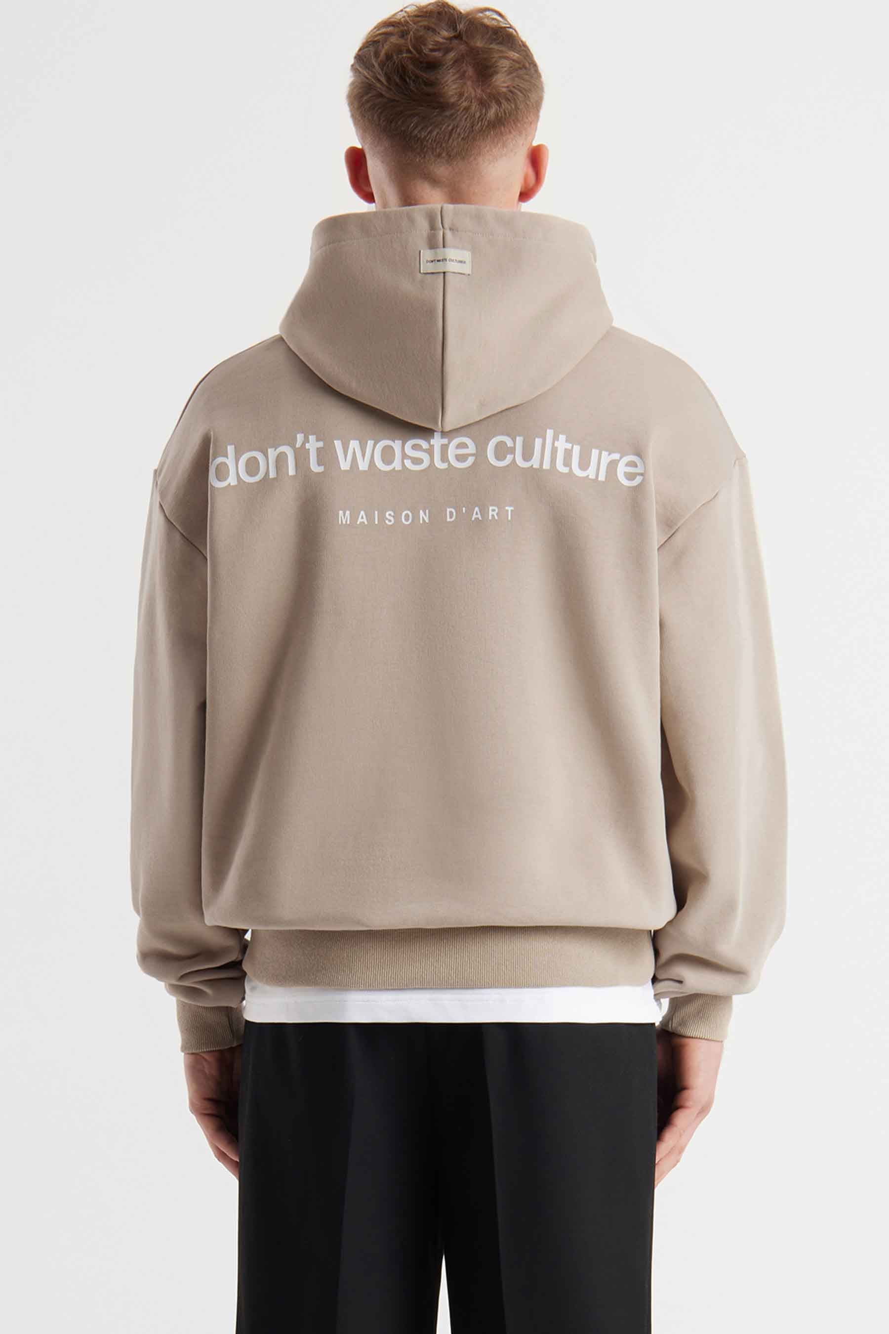 Ray | Taupe - Hoodies Don't Waste Culture