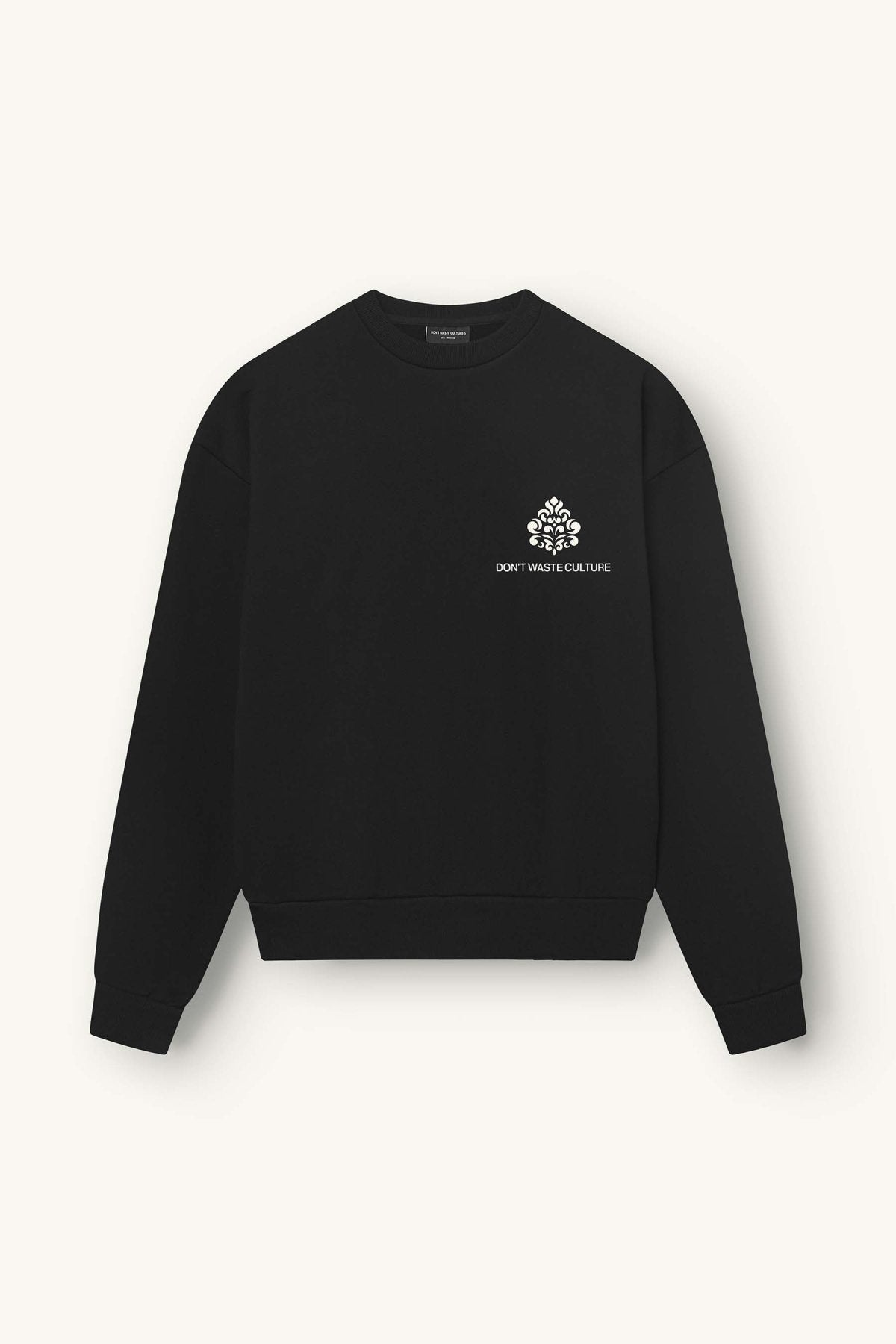 Yero Crewneck Sweater | Black - Sweaters Don't Waste Culture