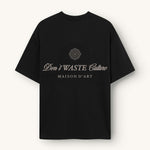 Gavina | Black - T-shirts Don't Waste Culture