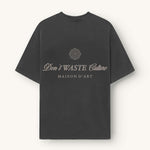 Gavina | Washed Black - T-shirts Don't Waste Culture