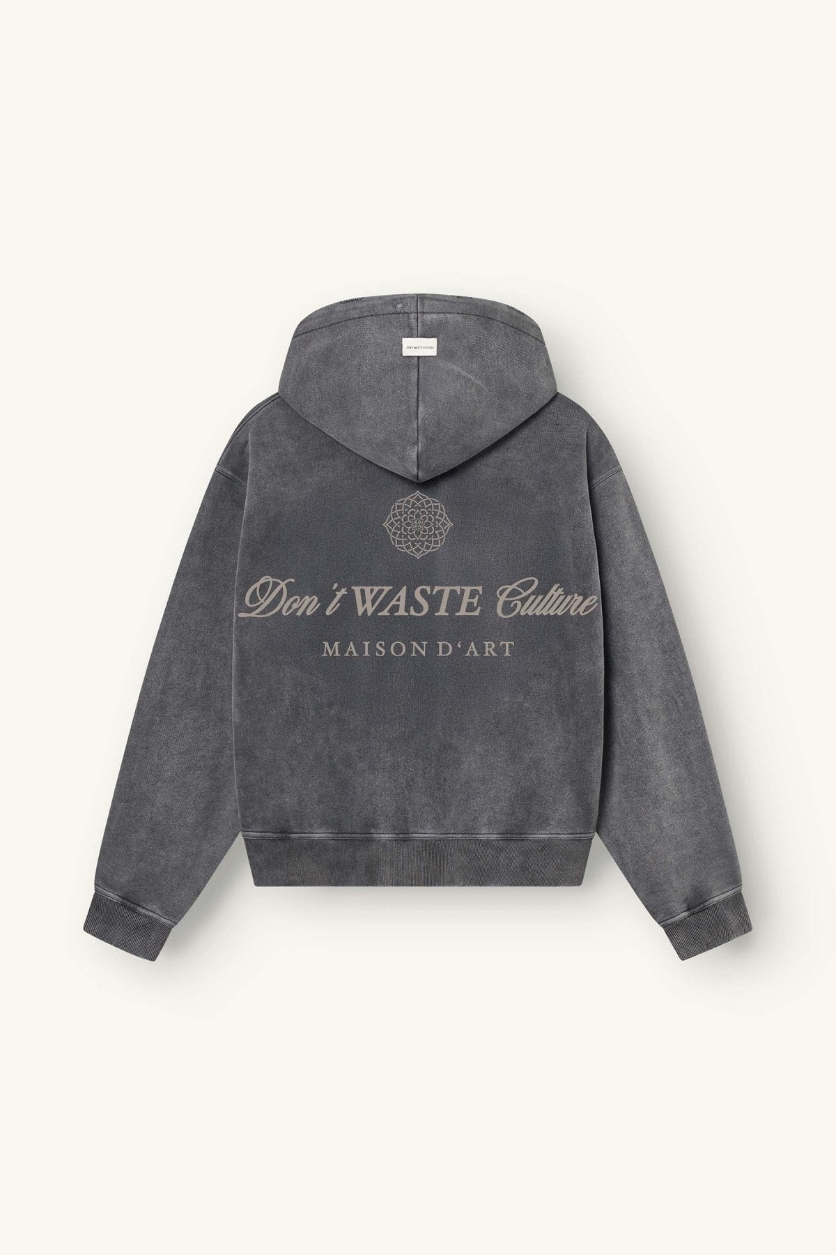 Isala | Washed Black - Zipper Hoodies Don't Waste Culture