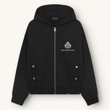 Uno Zip Hoodie | Black