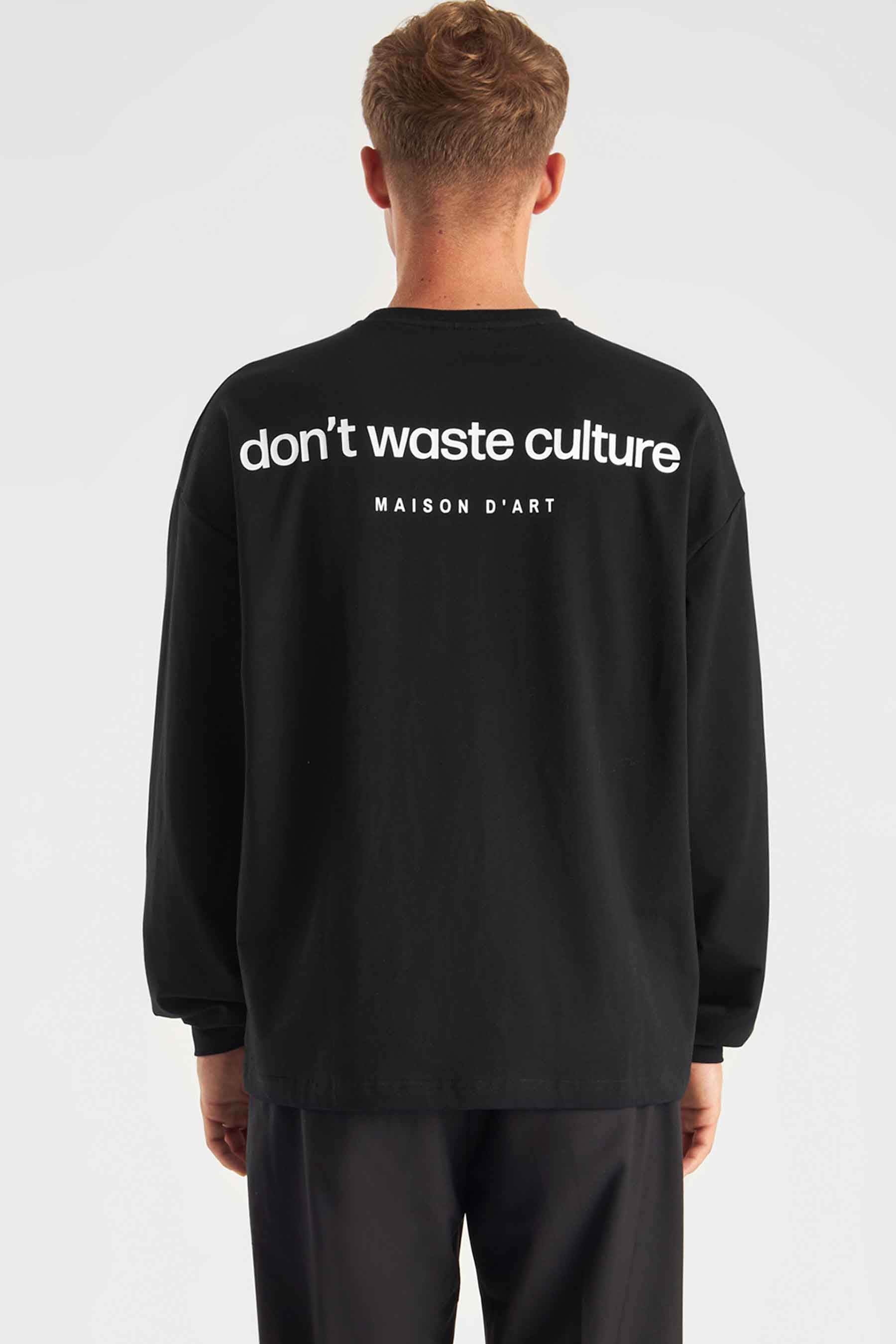 Anderson | Black - Longsleeves Don't Waste Culture