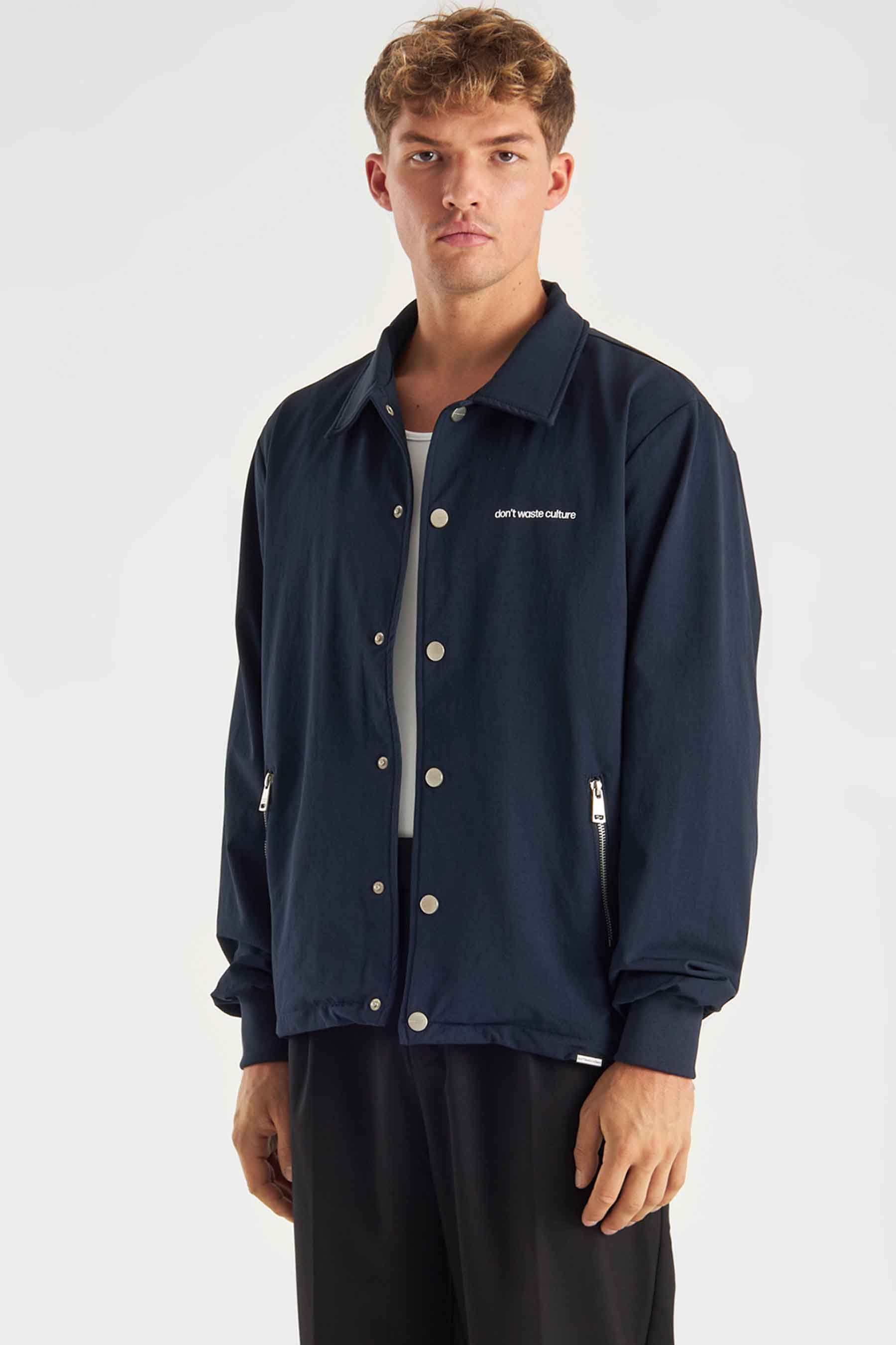 Cha | Navy Blue - Outerwear Don't Waste Culture