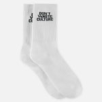 Logo Socks | White - Socks Don't Waste Culture
