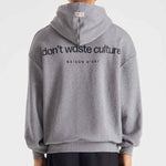 Ray | Melange Grey - Hoodies Don't Waste Culture