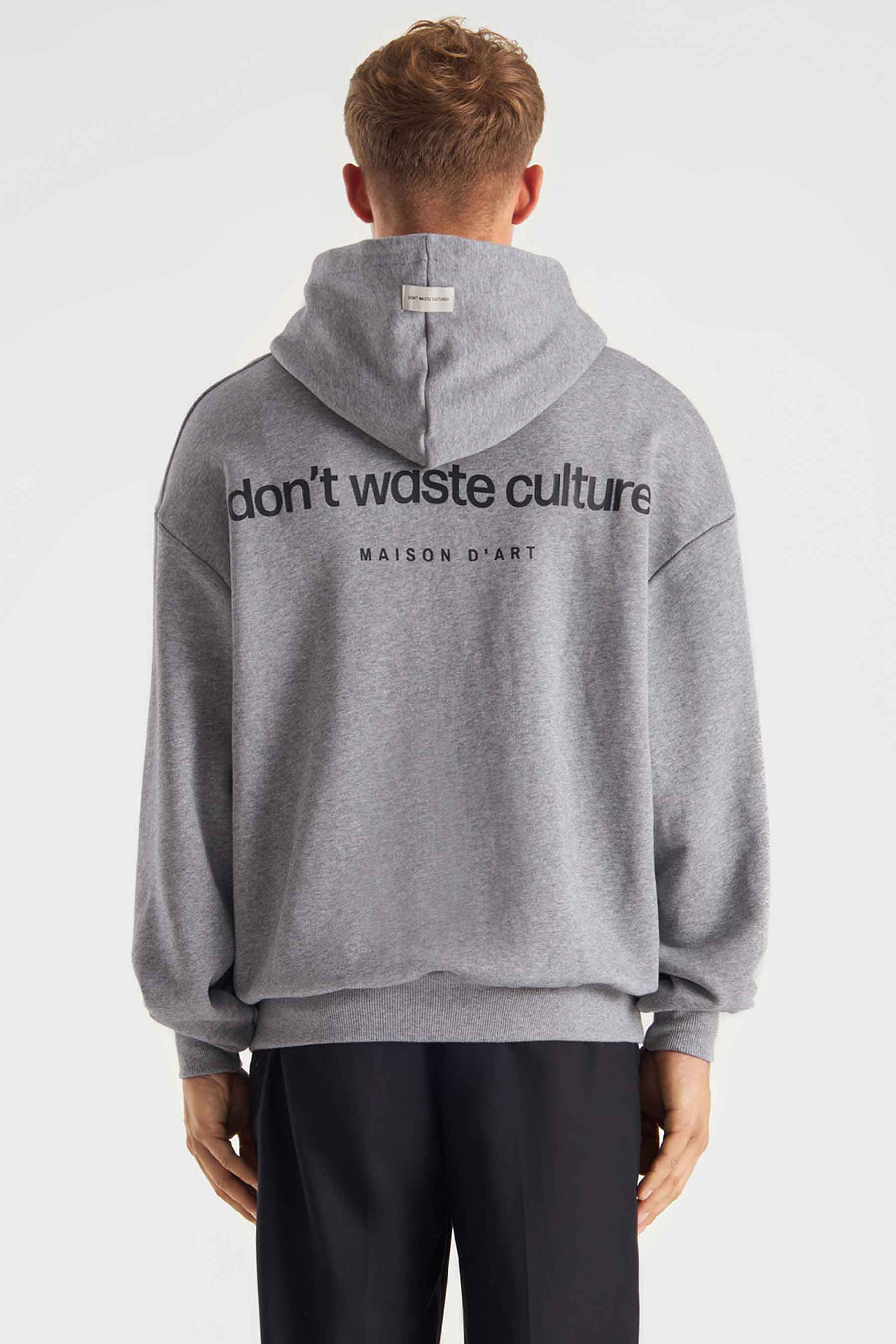 Ray | Melange Grey - Hoodies Don't Waste Culture