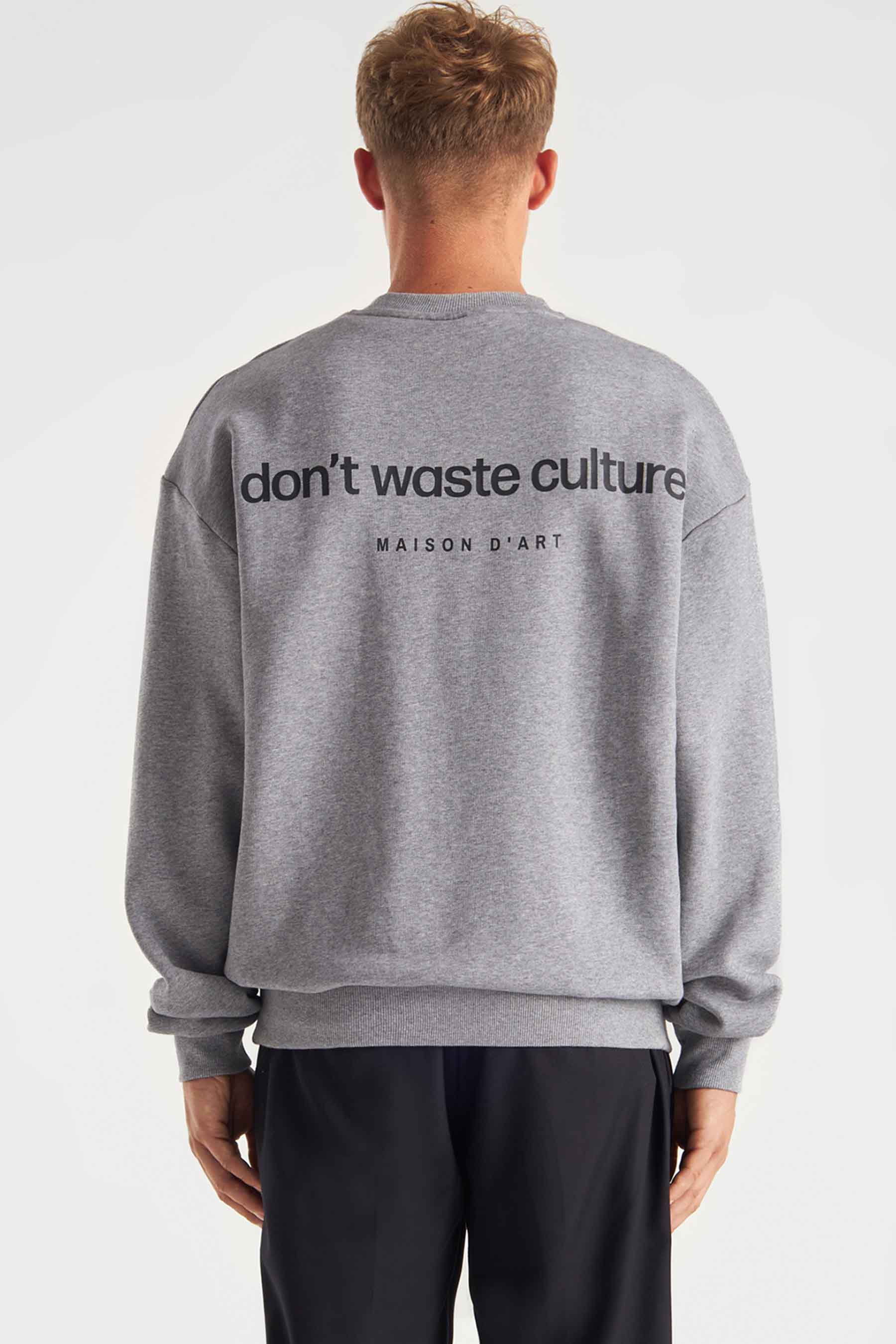 Matt | Melange Grey - Sweaters Don't Waste Culture