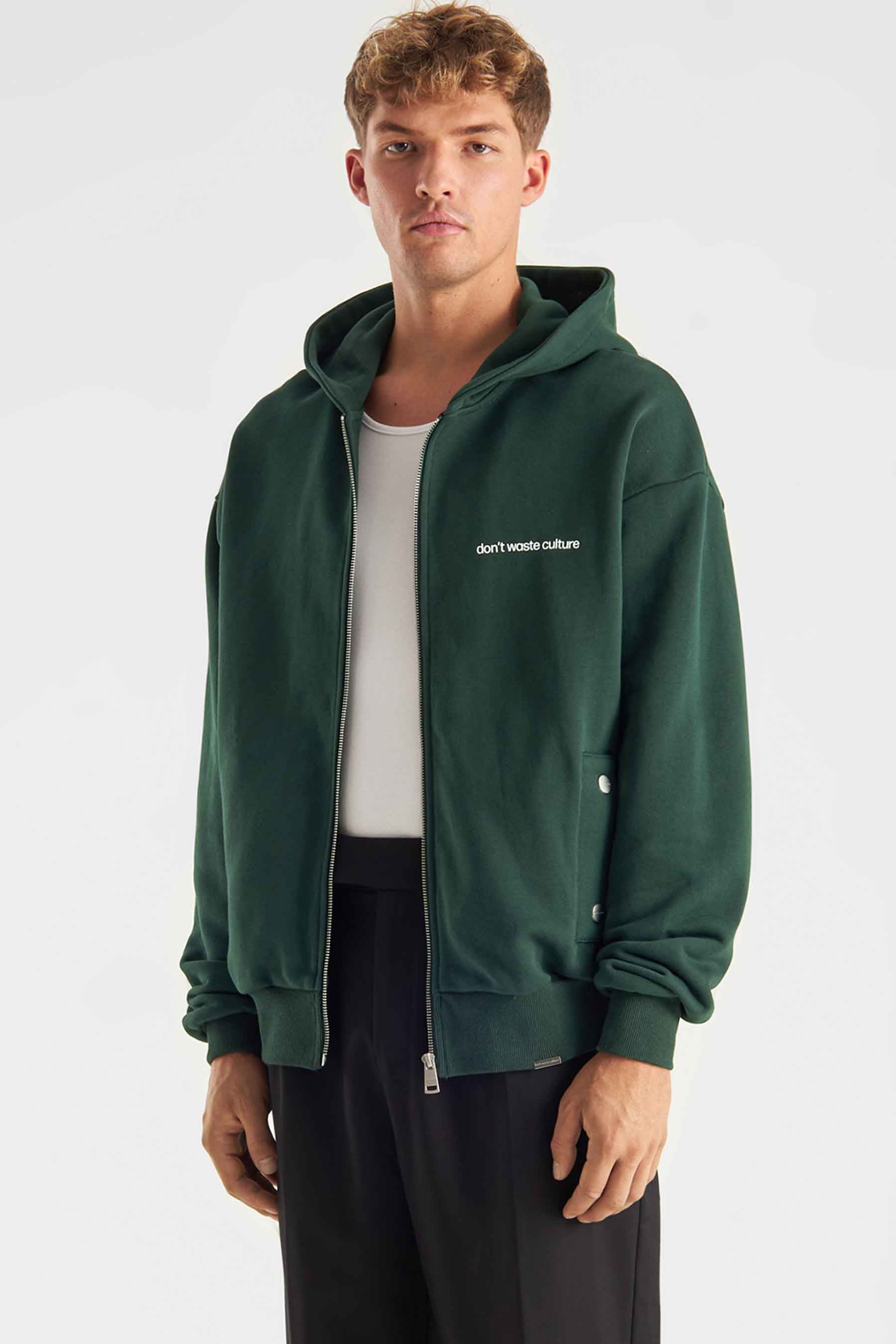 Ale | Dark Green - Hoodies Don't Waste Culture