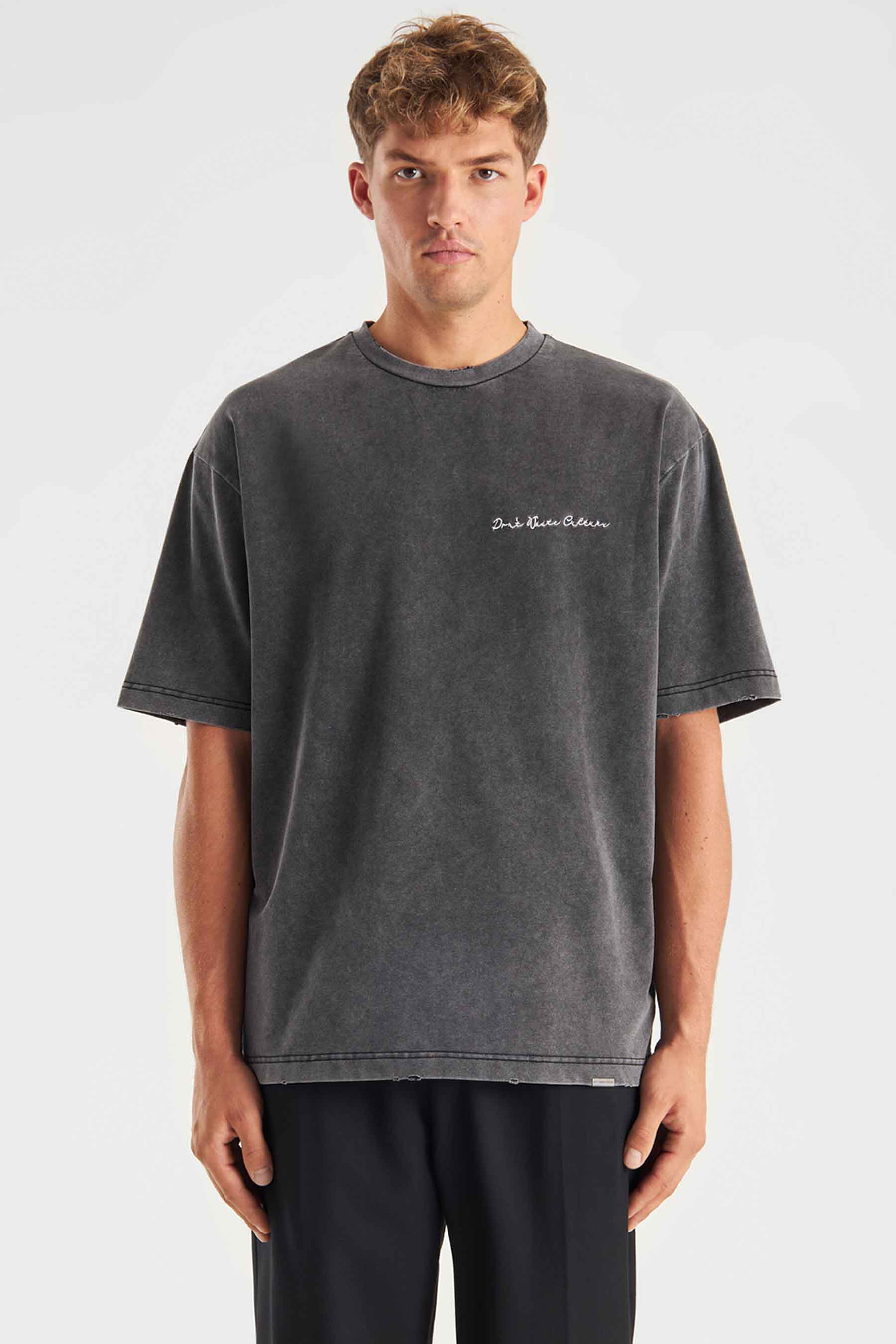 Sardo | Washed Black - T-shirts Don't Waste Culture