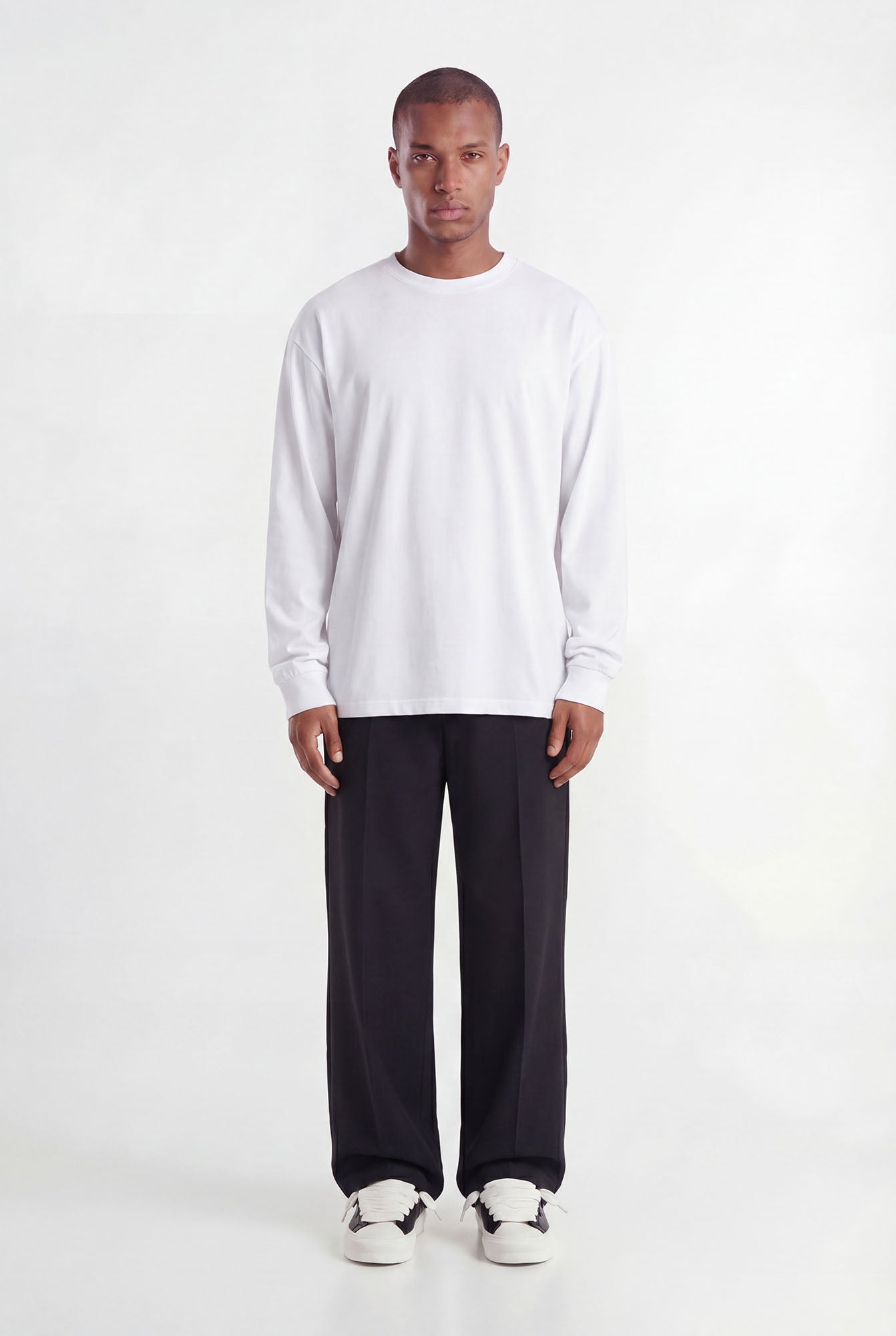 Oslo Longsleeve | White - Longsleeves Don't Waste Culture