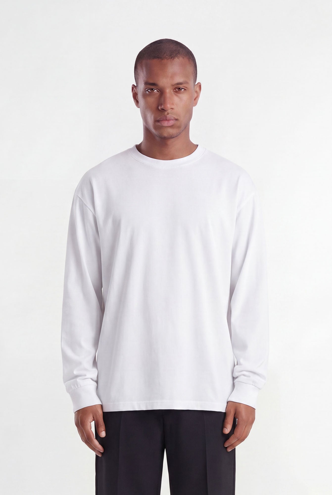 Oslo Longsleeve | White - Longsleeves Don't Waste Culture