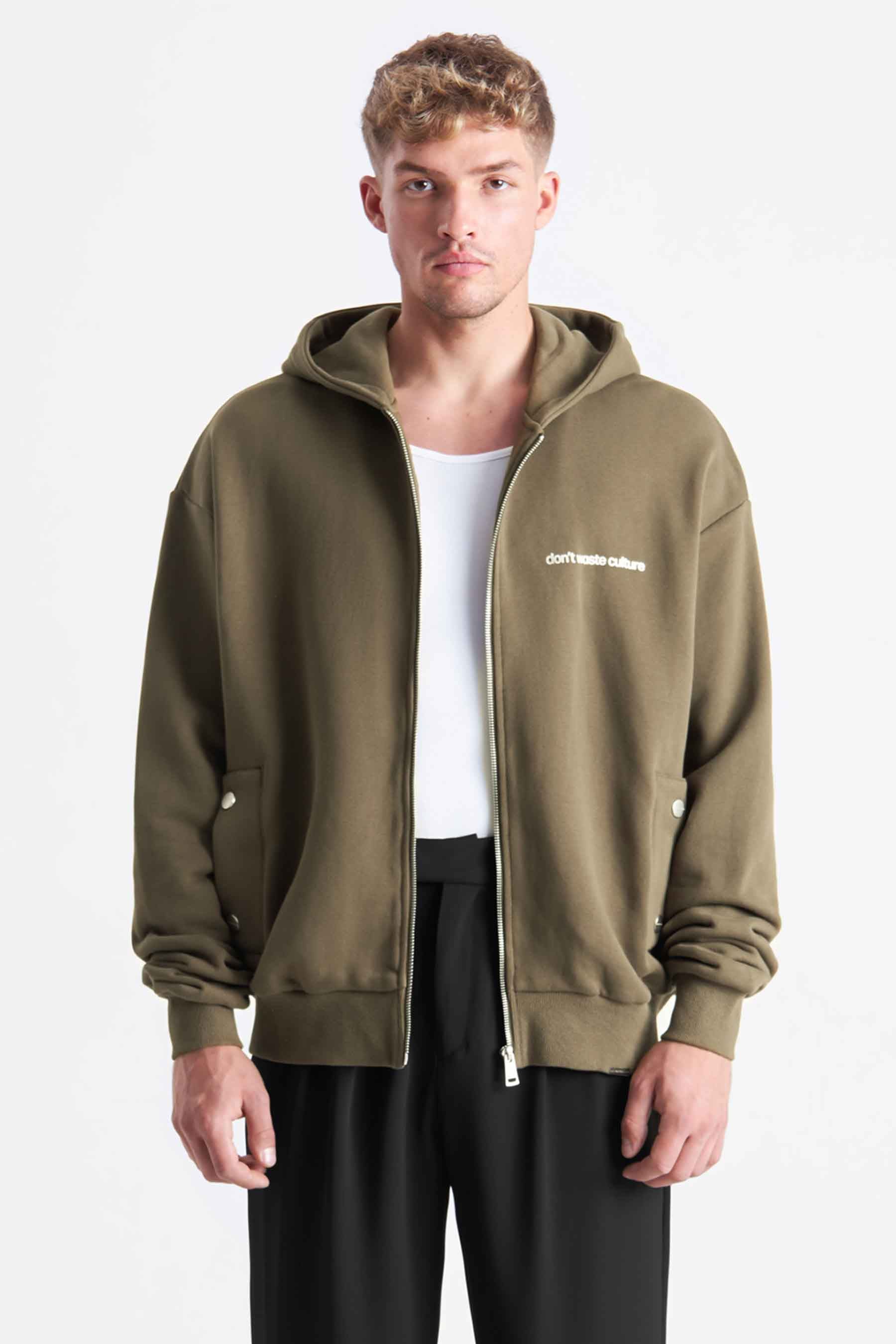 Ale | Khaki - Hoodies Don't Waste Culture